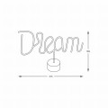 Lampa Ścienna NEON DREAM LED kolor Niebieski - FM-JNL33 Zuma Line