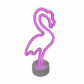 Dziecięca lampa nocna różowy flaming  NEON FLAMINGO LED - FM-NB23 Zuma Line