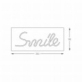 Neon ścienny do pokoju nastolatka NEON SMILE LED - FM-NLB46 Zuma Line