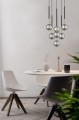 Lampa wisząca z dekoracyjnymi szklanymi kloszami ARCTURUS czarna nad stół - P0574-07F-SDFZ Zuma Line