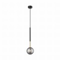 Lampa wisząca ARCTURUS pojedynczy zwis z szklanym kloszem  - P0574-01F-SDFZ Zuma Line