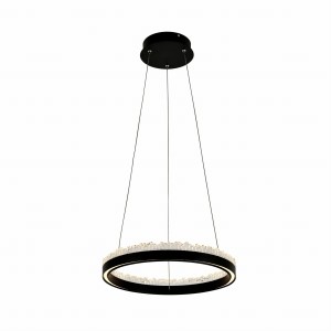 Lampa wisząca ring LED Ø40cm REGI czarny, 30W 3000-5000K  - PD2304400R-MB Zuma Line