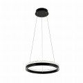 Lampa wisząca ring LED Ø40cm REGI czarny, 30W 3000-5000K  - PD2304400R-MB Zuma Line