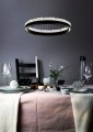 Lampa wisząca ring LED Ø40cm REGI czarny, 30W 3000-5000K  - PD2304400R-MB Zuma Line