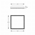 Lampa sufitowa plafon REGI kolor czarny, LED 50W  barwa regulowana - FM2304458S-MB Zuma Line