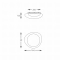 Lampa sufitowa AURA kolor Biały mat, regulowana barwa światła LED 10W - FM2201001-350 Zuma Line