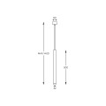 Lampa wisząca LOYA Chrom LED P0461-01A-F4F4 Zuma Line