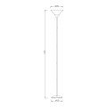 Lampa podłogowa MOREN Czarny E27 CL-3800H-BK Zuma Line