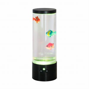 Lampa stołowa  tuba z wodą AQUA Czarny LED RGB 87946 Zuma Line