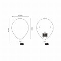 Kinkiet BALLOON Biały LED do pokoju dziecka 84454-WH Zuma Line