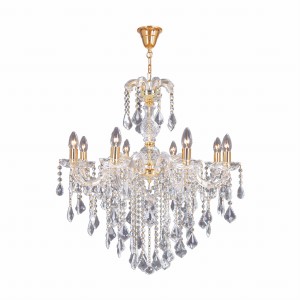 Żyrandol lampa wisząca CHATEAU Złoty 8xE14 14004/8-GLD Zuma Line