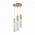 Lampa wisząca ARIA kolor mosiądz E14 LED 1221 Zuma Line