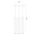 Lampa wisząca ARIA kolor mosiądz E14 LED 1221 Zuma Line