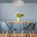 Lampa sufitowa plafon PRINCE kolor srebrny metal/kryształ, 5xG9 IP20 C0360-05B-F4AC Zuma Line