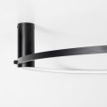 Lampa sufitowa ring HORIK kolor czarny metal, LED 4400 Lm barwa regulowana IP20 89429-90BK Zuma Line