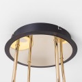 Lampa sufitowa LARA kolor czarny/francuskie złoto metal/aluminium,LED 6500 Lm 3000K IP20 MX7170-8-3BGT Zuma Line