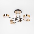 Lampa sufitowa LARA kolor czarny/francuskie złoto metal/aluminium,LED 6500 Lm 3000K IP20 MX7170-8-3BGT Zuma Line