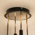 Lampa sufitowa LARA kolor czarny/francuskie złoto metal/aluminium,LED 6500 Lm 3000K IP20 MX7170-8-3BGT Zuma Line