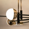 Lampa sufitowa LARA kolor czarny/francuskie złoto metal/aluminium,LED 6500 Lm 3000K IP20 MX7170-8-3BGT Zuma Line