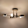 Lampa sufitowa LARA kolor czarny/francuskie złoto metal/aluminium,LED 6500 Lm 3000K IP20 MX7170-8-3BGT Zuma Line