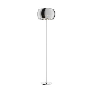 Lampa podłogowa CRYSTAL kolor srebrny/transparentny metal/szkło, kryształ, 4xG9 IP20 F0076-04A-F4FZ Zuma Line