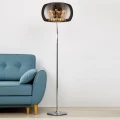 Lampa podłogowa CRYSTAL kolor srebrny/transparentny metal/szkło, kryształ, 4xG9 IP20 F0076-04A-F4FZ Zuma Line