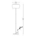 Lampa podłogowa CRYSTAL kolor srebrny/transparentny metal/szkło, kryształ, 4xG9 IP20 F0076-04A-F4FZ Zuma Line