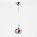 Lampa wisząca CRYSTAL kolor srebrny/transparentny metal/szkło, kryształ, G9 IP20 P0076-01A-F4FZ Zuma Line