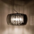 Lampa wisząca CRYSTAL kolor chrom metal/szkło, 6xG9 IP20 P0076-06X-F4FZ Zuma Line
