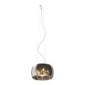 Lampa wisząca CRYSTAL kolor chrom metal/szkło, 5xG9 IP20 P0076-05L-F4FZ Zuma Line