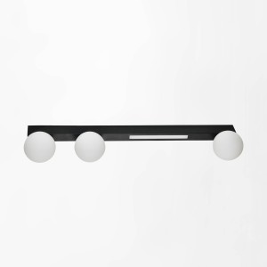 W231102-3 LUND LAMPA SUFITOWA CZARNA/BLACK Zuma Line