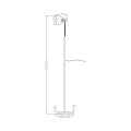 F4102-BK BOSCA LAMPA PODŁOGOWA CZARNA/BLACK Zuma Line