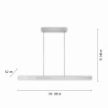 Lampa wisząca PURE MOTO-RISE Srebrna LED 2700-5000K 2545-95 Paul Neuhause