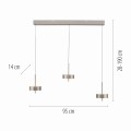 Lampa wisząca Q-ROTATE Srebrny LED 2700-5000K 2248-95 Paul Neuhause
