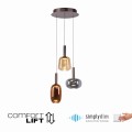 Lampa wisząca IRIDES Multikolor LED 3000K 2679-70 Paul Neuhause