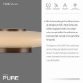 Lampa stołowa PURE VITRUM Transparentny  LED 2700K 4080-34 Paul Neuhause