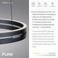 Lampa wisząca PURE E-LOOP Szary LED 2700-5000K 2550-15 Paul Neuhause