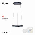 Lampa wisząca PURE E-LOOP Szary LED 2700-5000K 2550-15 Paul Neuhause