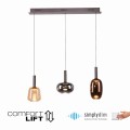 Lampa wisząca IRIDES Czarny  LED 3000K 2680-70 Paul Neuhause