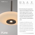 Lampa wisząca PURE VITRUM Brązowy LED 2700K 2053-34 Paul Neuhause