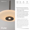 Lampa wisząca PURE VITRUM Brązowy LED 2700K 2083-34 Paul Neuhause