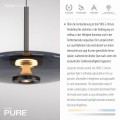 Lampa wisząca PURE E-VITRUM Szary LED 2700-5700 2084-15 Paul Neuhause