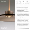 Lampa wisząca PURE MOON Brązowy LED 2700K 2193-97 Paul Neuhause