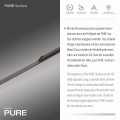 Lampa wisząca PURE SURFACE Szary LED 3000K 2302-15 Paul Neuhause