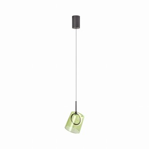 Lampa wisząca ZULA Zielony LED 3000K 2541-43 Paul Neuhause