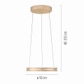 Lampa wisząca PURE E-LOOP Mosiądz LED 2700-5000K 2550-60 Paul Neuhause