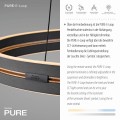 Lampa wisząca PURE E-LOOP Czarny LED 2700-5000K 2551-18 Paul Neuhause