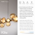 Lampa wisząca PURE E-POPUP Brązowy LED 2700-5000K 2557-97 Paul Neuhause