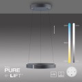 Lampa wisząca PURE E-CLIPSE Szary LED 2700-5000K 2560-15 Paul Neuhause