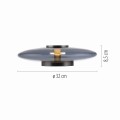 Lampa stołowa PURE VITRUM Szary LED 2700K 4080-15 Paul Neuhause